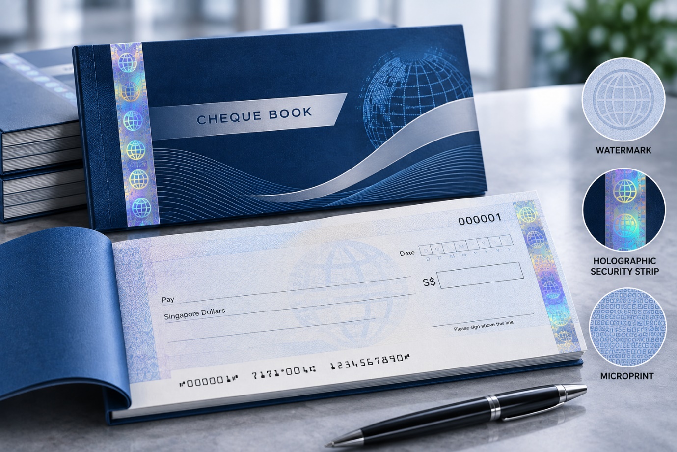 Cheque Book Printing