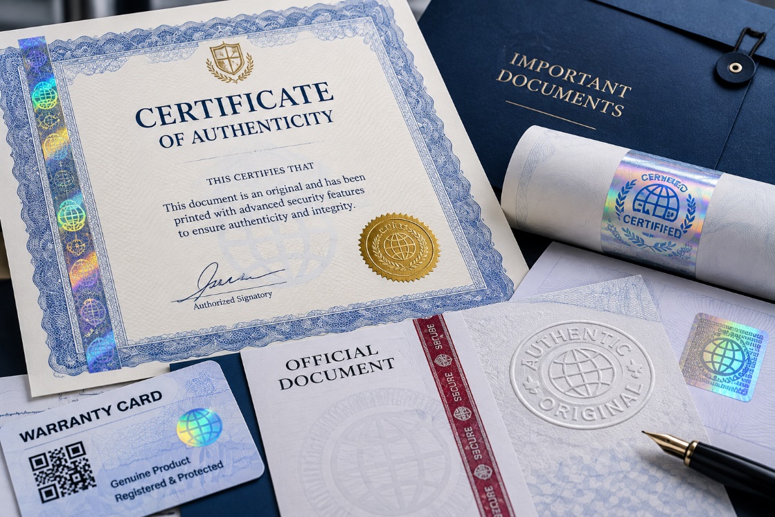 Security Certificates & Documents
